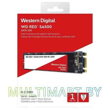 SSD диск WD Red SA500 NAS 1TB (WDS100T1R0B) картинка 3